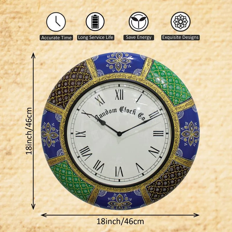 Aurex Brass Analog Wall Clock media 9