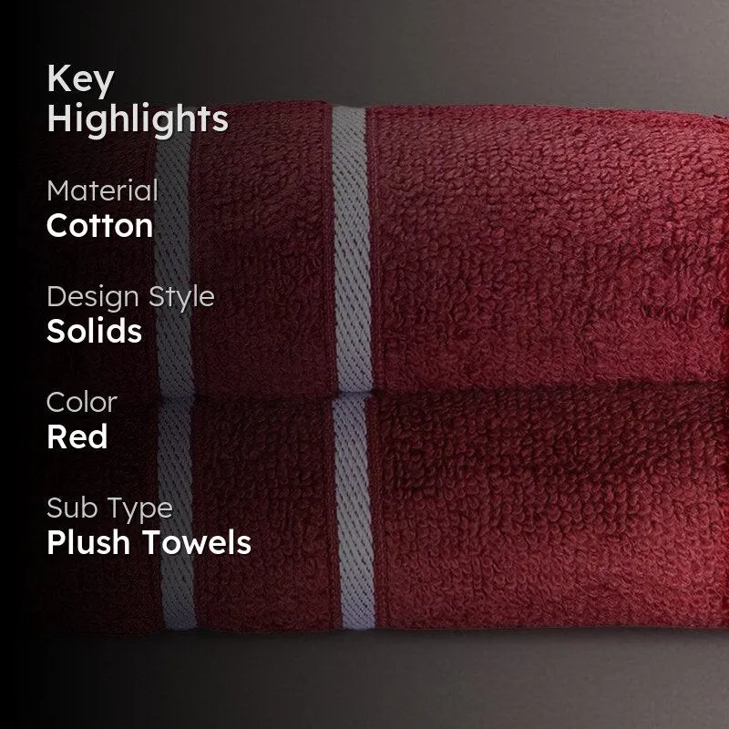 Red Oh-so-soft Hand Towel - Set of Two media 2