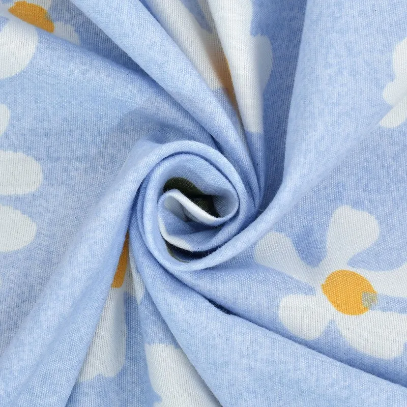 Orchid Dream Bedding Set (Blue) - Five Piece Set media 6