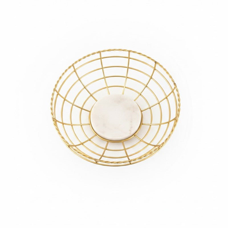 Orbit Fruit Basket - Gold media 5