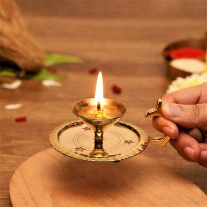 Dalaja Brass Diya - Large media 3