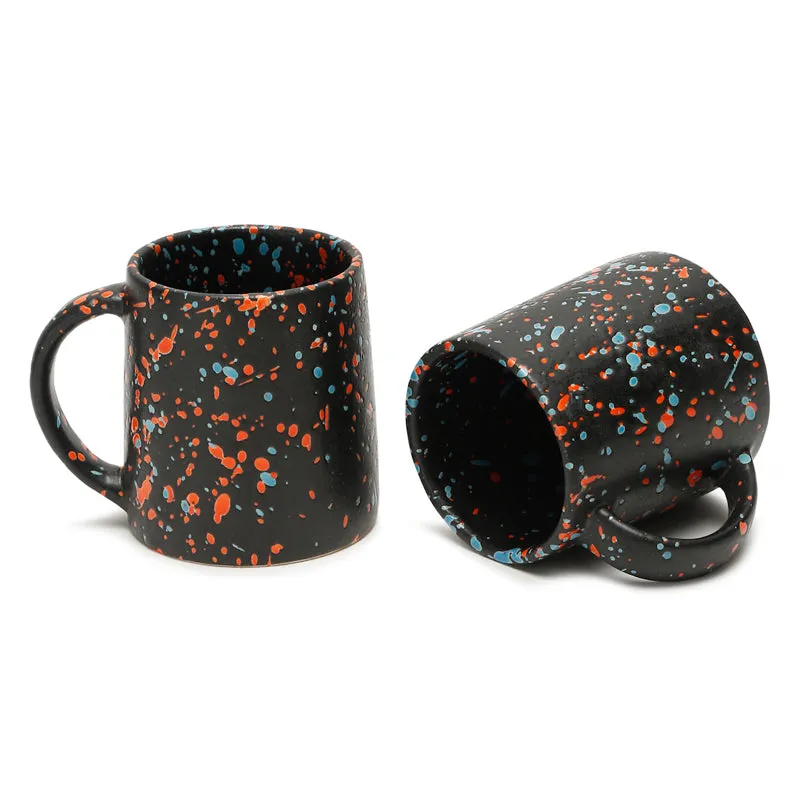 Splash Ceramic Coffee Mug (300 mL Each) - Set Of Six media 4