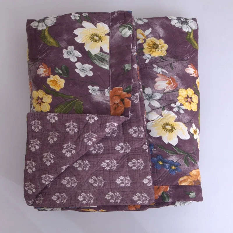 SnuggleSoft Reversible Cotton Comforter - 350 GSM media 6