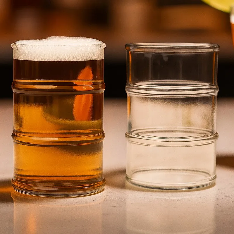Amber Aura Drinking Drinking Glass(330 mL) - Set Of Two media 1