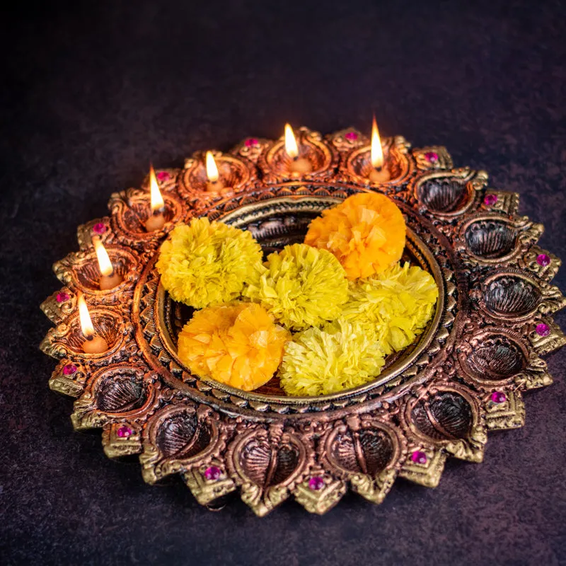 Anant Jyoti Terracotta Urli media 4