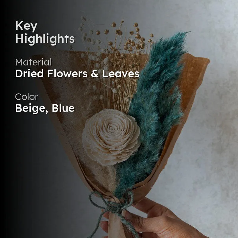Neona Latte Dried Flower Bunch media 2