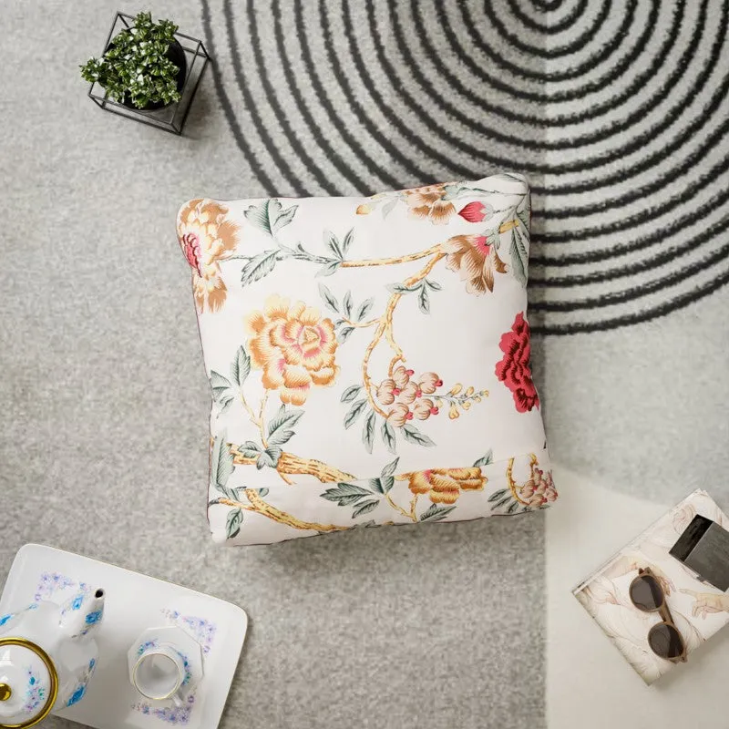 Bloom Crest Cotton Cushion Covers - Set Of Three media 3