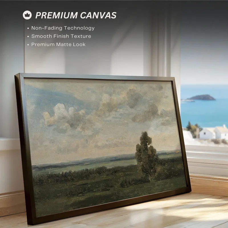 Sylvan Calm Wood Wall Art With Frame - Black media 4