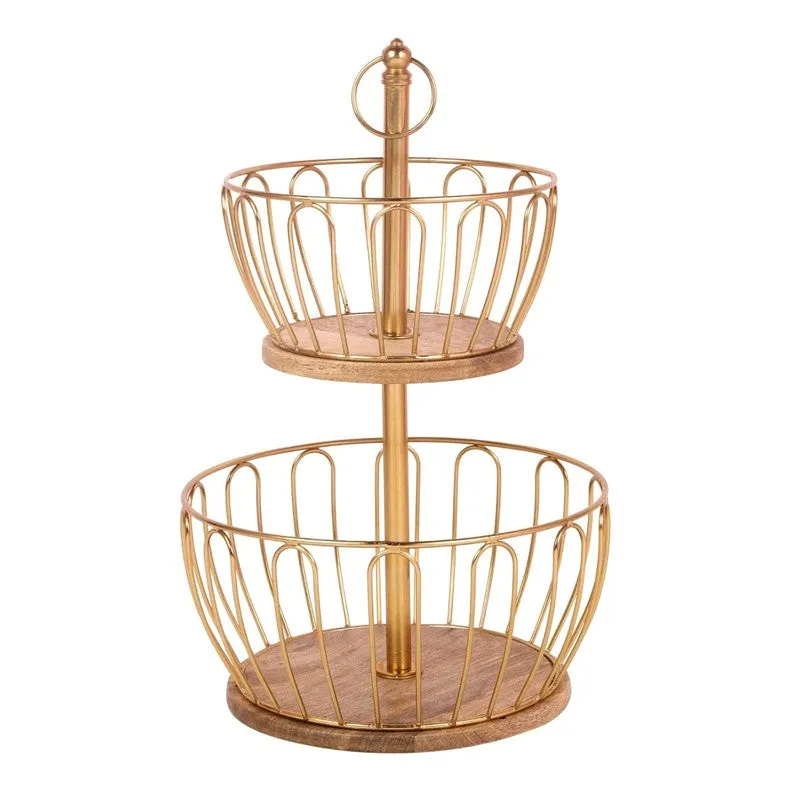 Amaris Aura Fruit Basket - Gold media 3