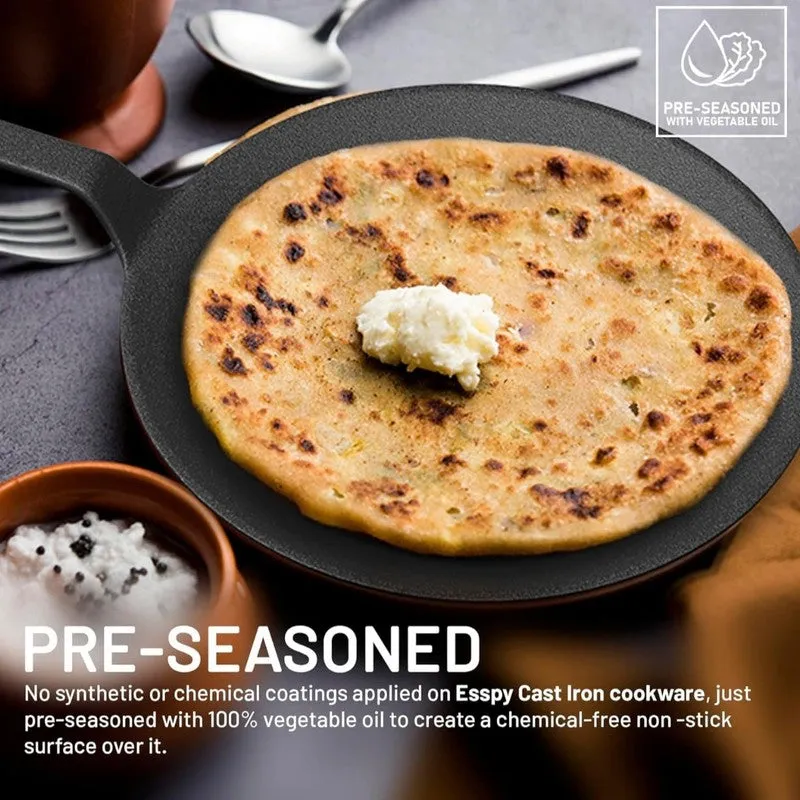 PhulkaEdge Cast Iron Roti Tawa - 26 cm media 6