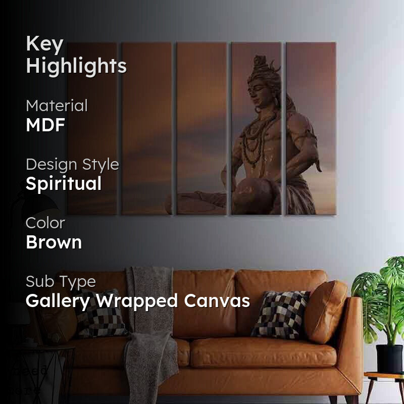 Tapasya Wall Art - Five Piece Set media 2