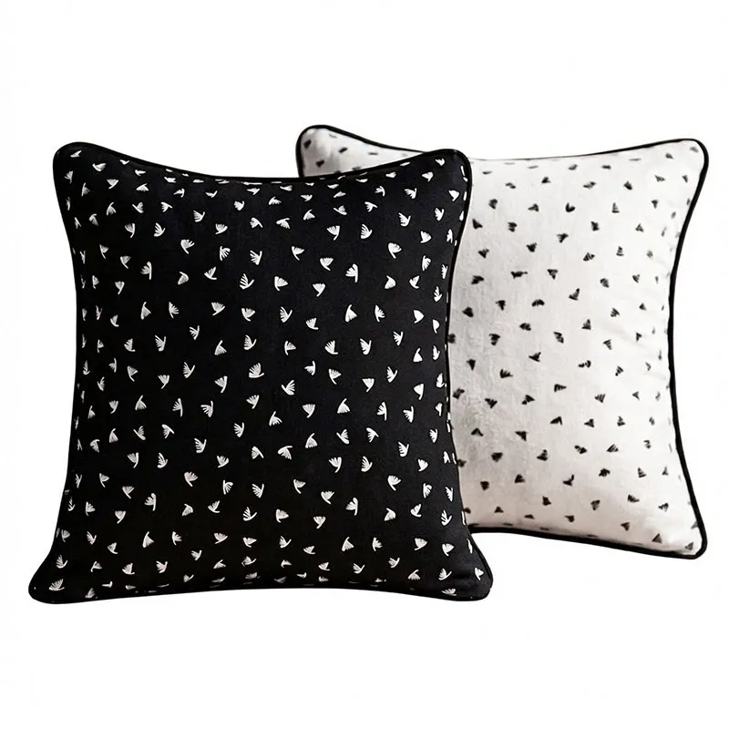 Swayam Viola Printed Cotton Cushion Cover - Set of Two media 6