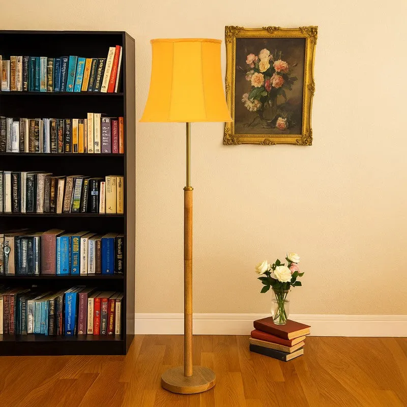 Horizon Beam Wooden Floor Lamp - Yellow media 4