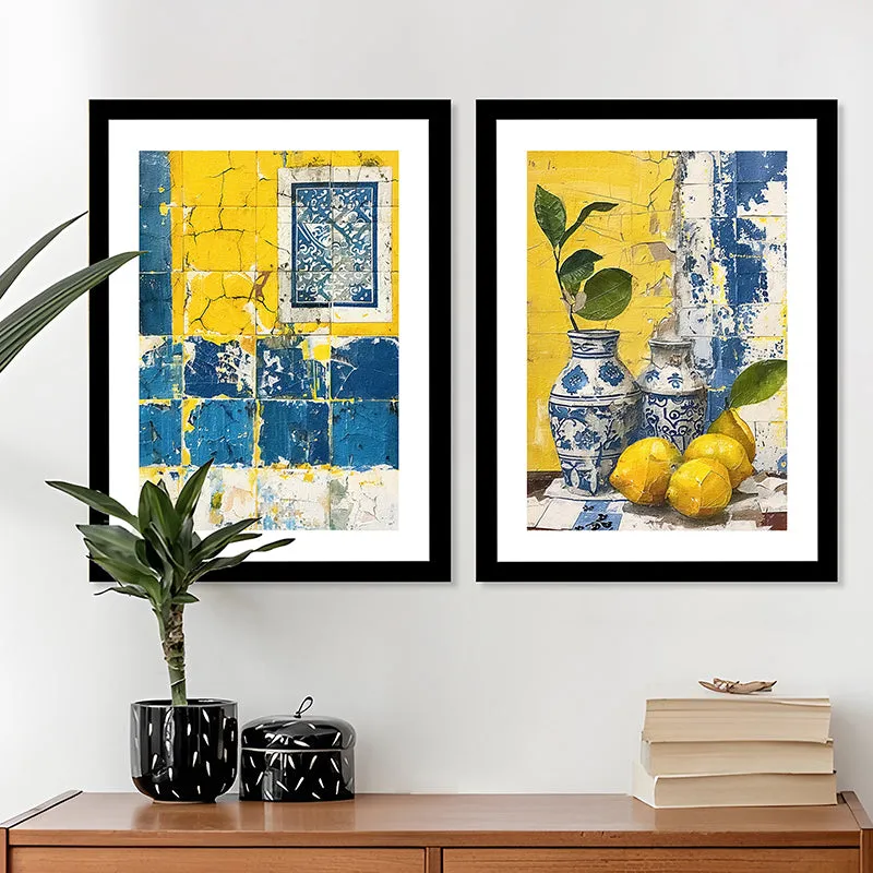Limoncello Italia Wall Art With Frame - Set Of Two media 4