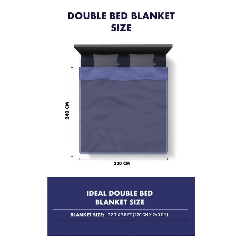 Monte Carlo Crimson Bloom Blanket (Brown,Red) - 1000 GSM media 7
