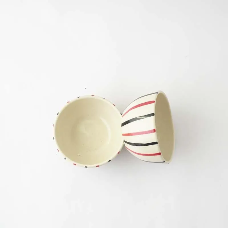 Colorful Striped Squad Bowls - Set Of Two media 4