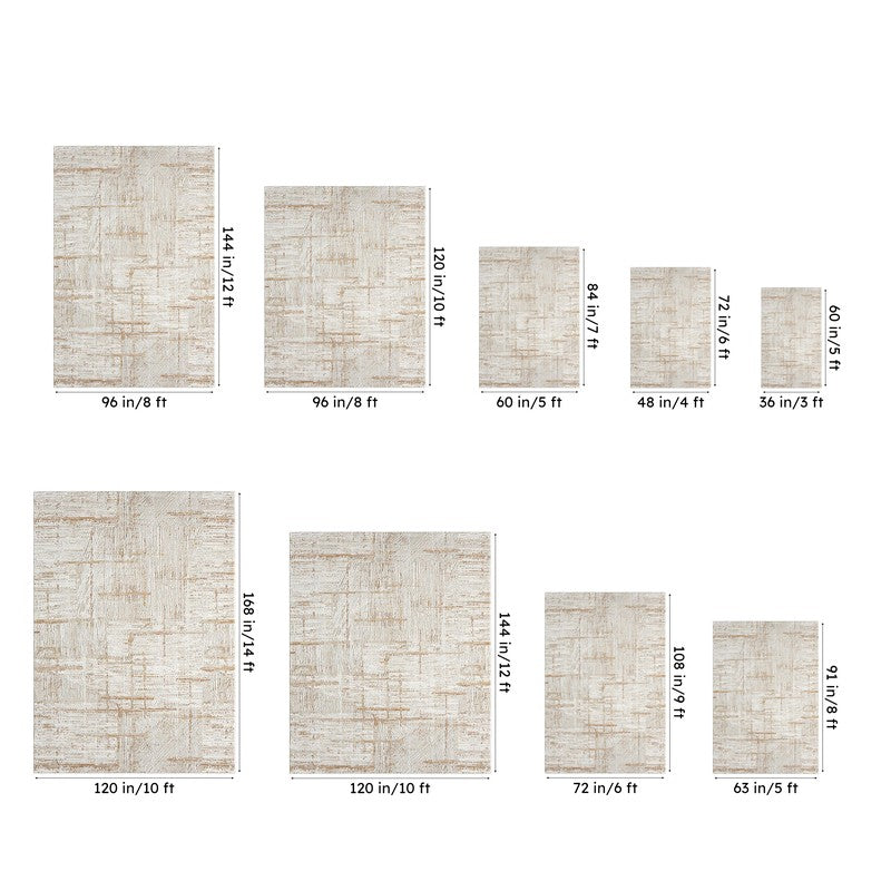 Amita Abstract Carpet - Brown media 10