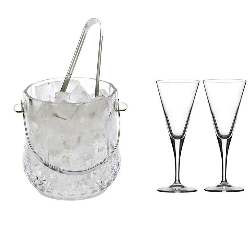 Holt 1000 MLIce Bucket With 150 ML Glass - Four Piece Set