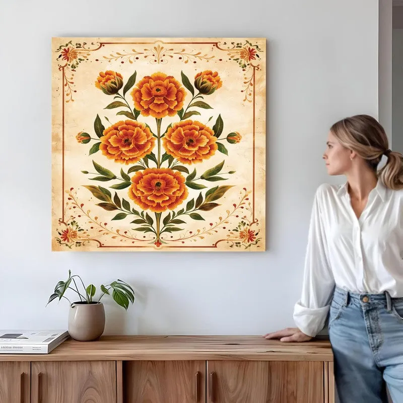 Bloom Pattern Canvas Wall Art media 4