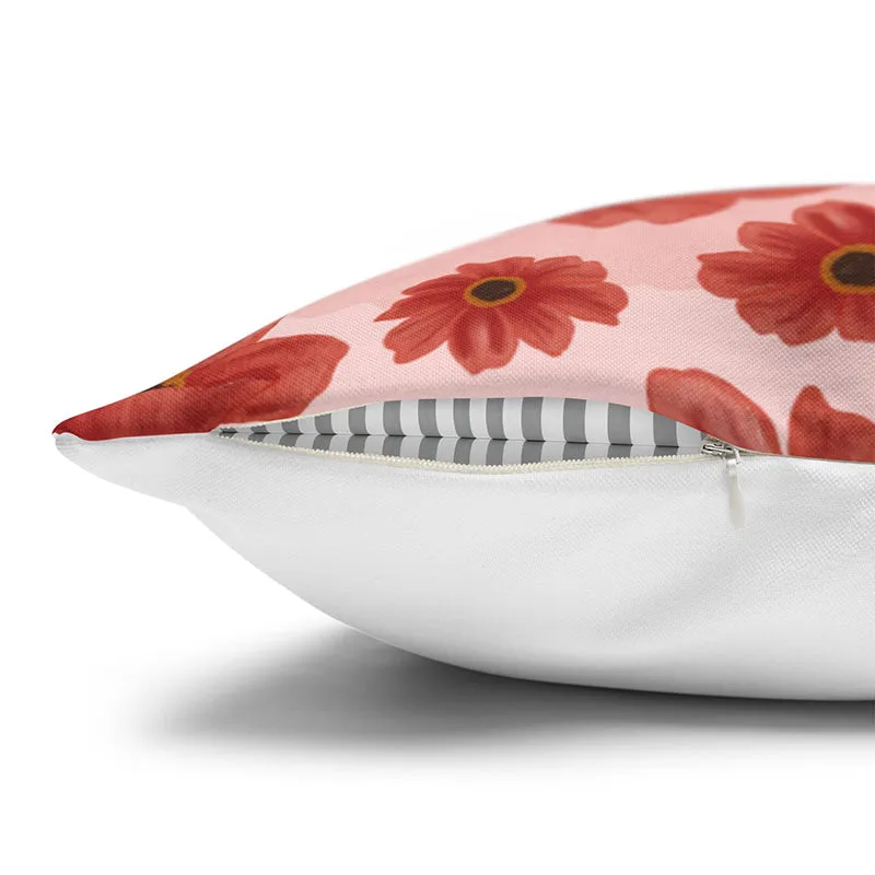 Floating Florals Velvet Cushion Cover Set - Set Of Five media 5