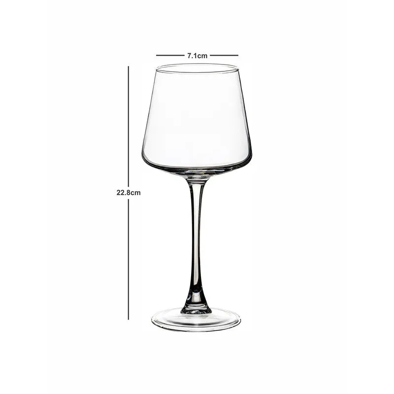 Glass Wine Glasses (450 mL Each) - Set Of Six media 8