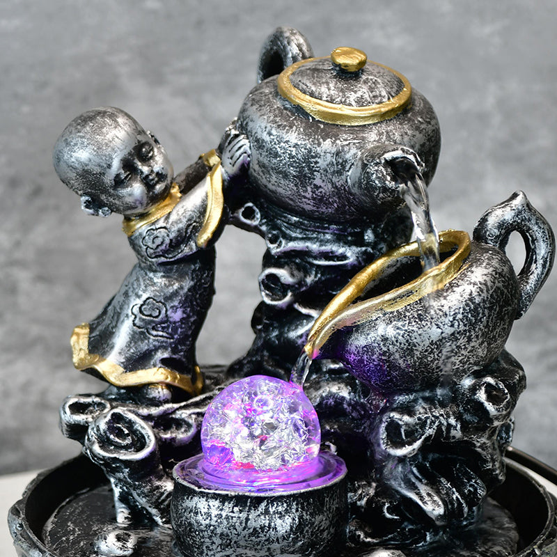Tea Service Tabletop Fountain media 4