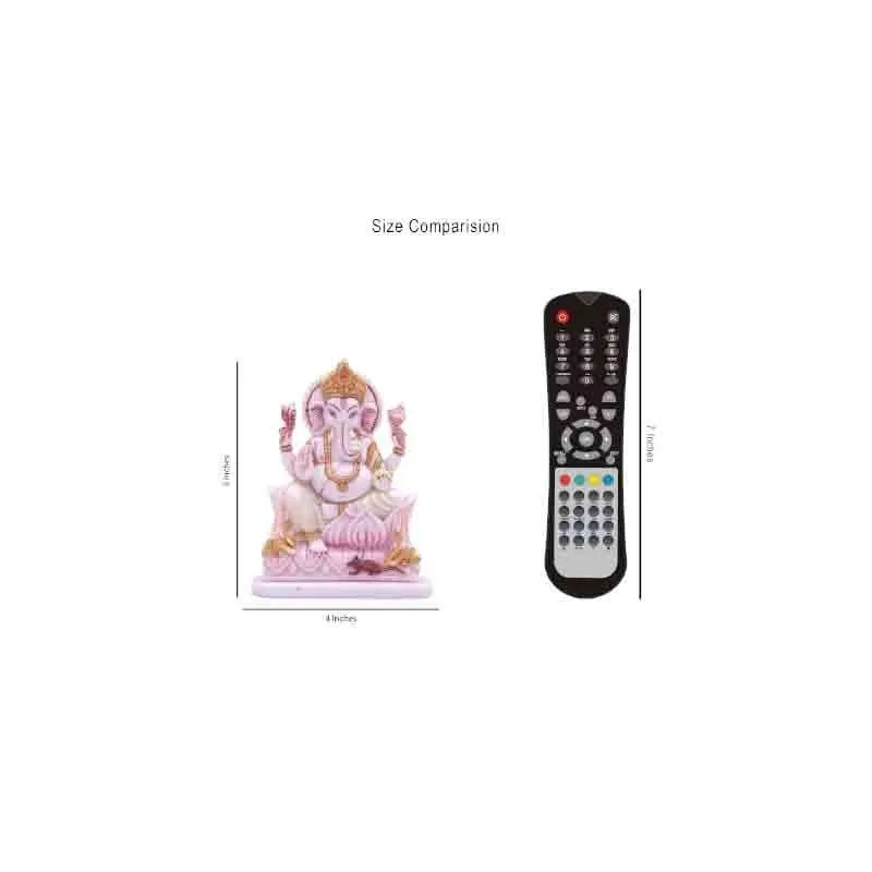Marble Ganesha On Lotus media 7