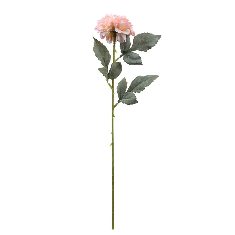Artificial Realistic Chrysanthemum Flower Stick (Pink) - Set Of Five media 7