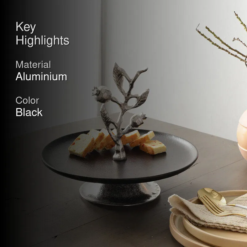 Pomegranate Delica Cake Stand - Black & Silver media 2