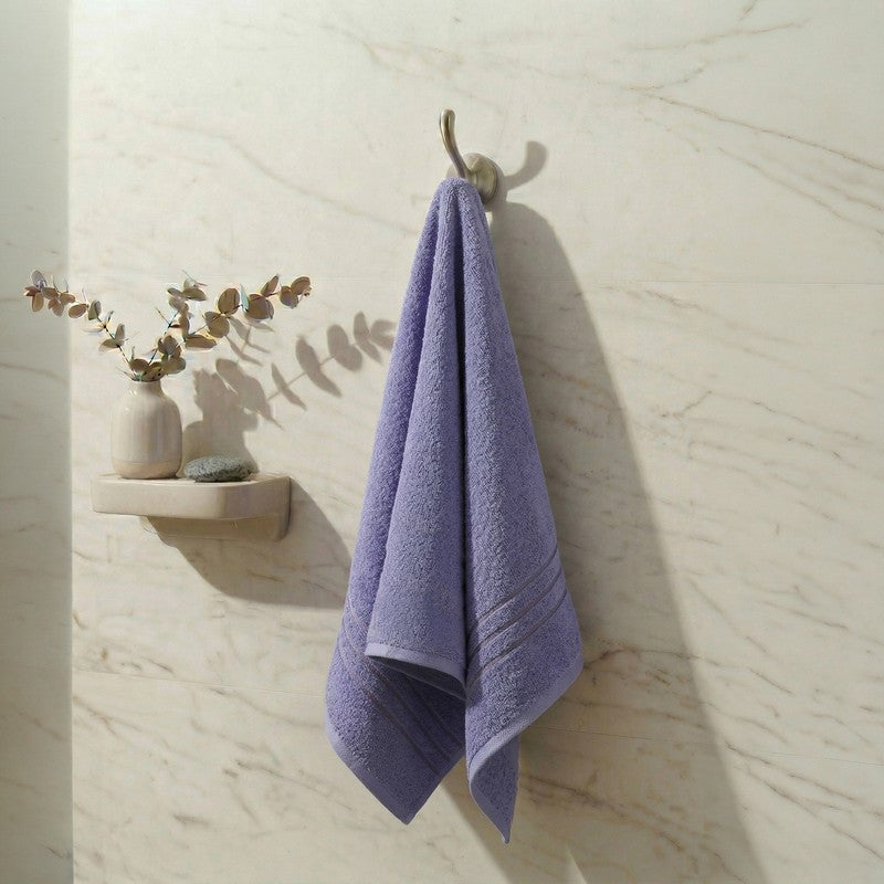 Monte Carlo Dry Muse Pure Cotton Bath Towel - Lavender - 60 x 120 cms