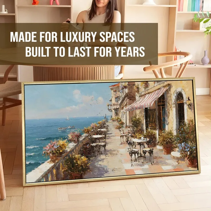 Salted Light Canvas Wall Painting With Frame media 5