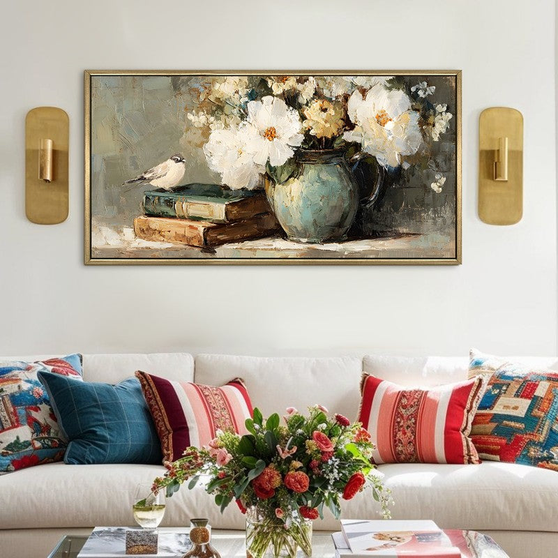 Serendipity Canvas Wall Painting With Frame