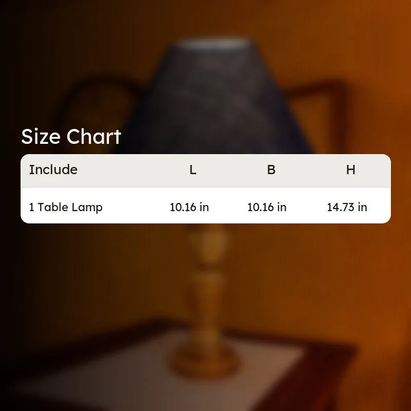 Zenrae Flux Wooden Table Lamp - Blue media 9