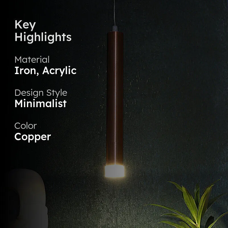 Rodra Iron Tube Ceiling Lamp - 2