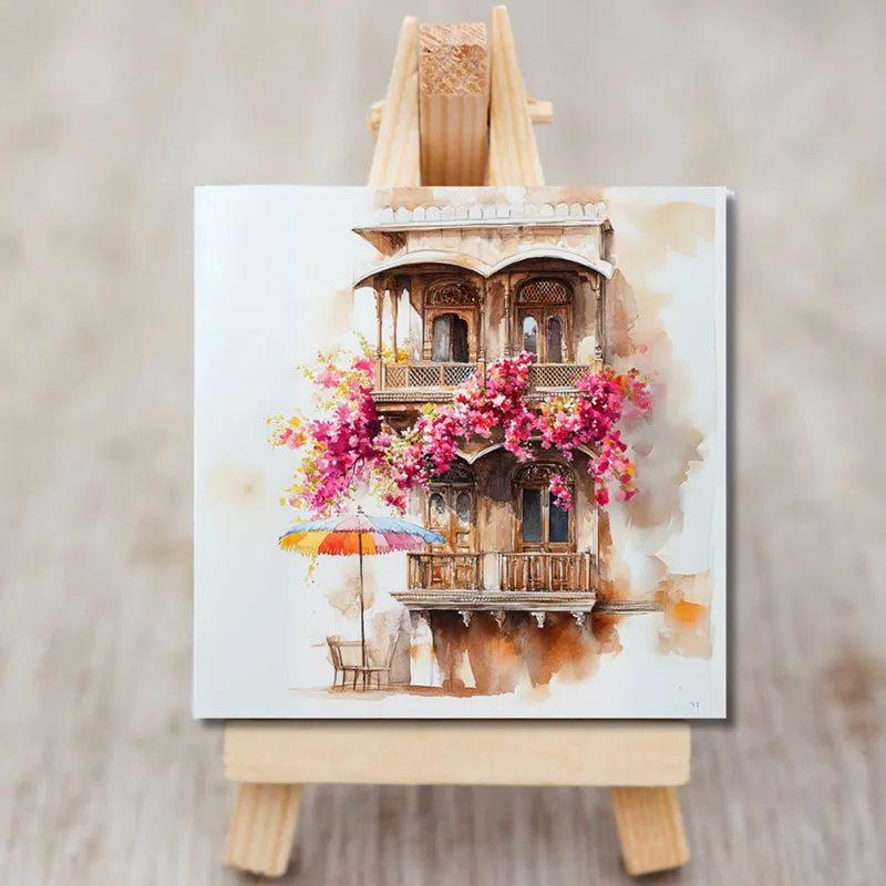 Garden Balconies Canvas Showpiece media 4