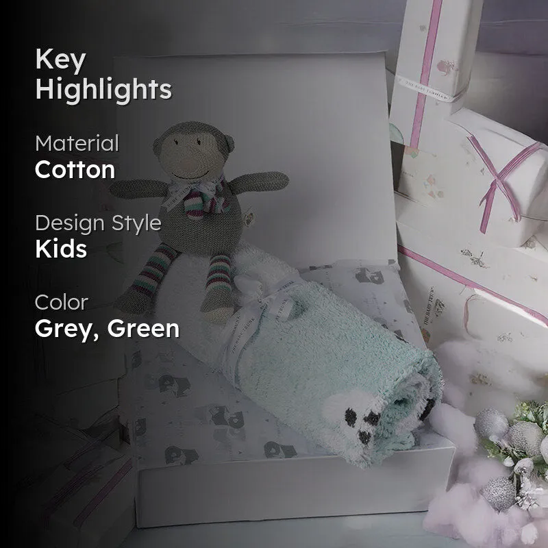Li'l Monkey Charm Baby Gift Set - Two Piece Set media 2