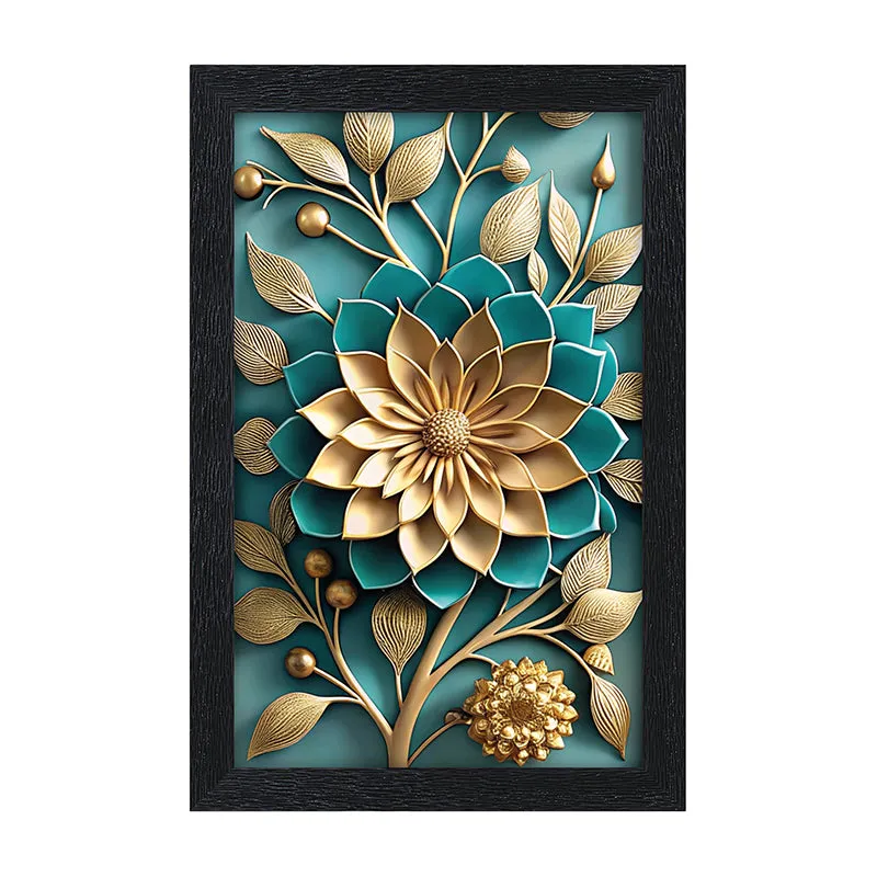 Flora Relief Wall Painting media 5