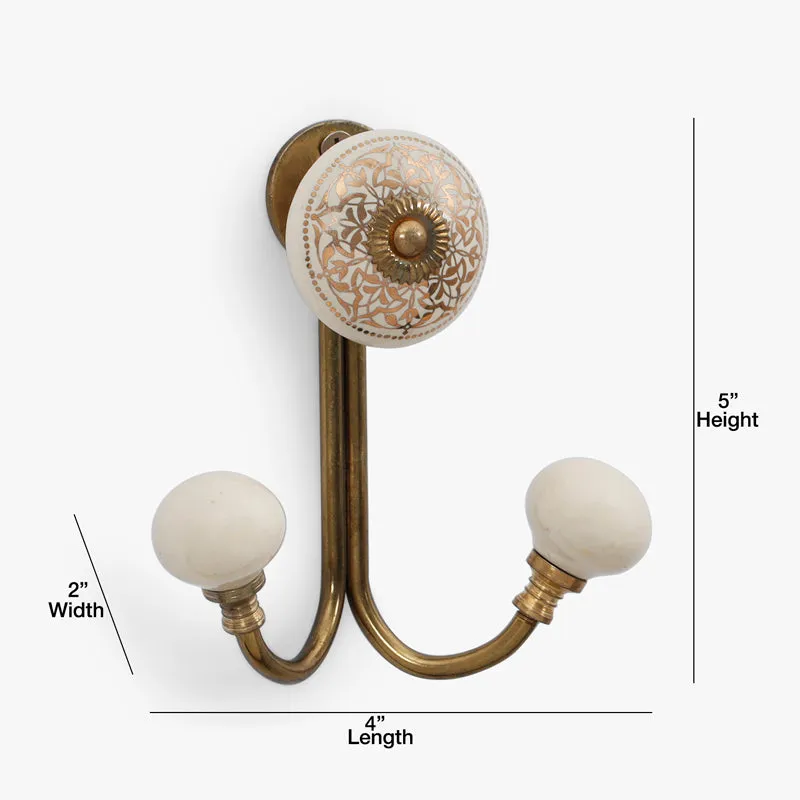 Nitana Floral Filigree Wall Hook media 6