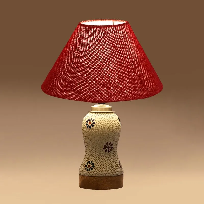 Rattora Wooden Table Lamp - Multicolor media 7