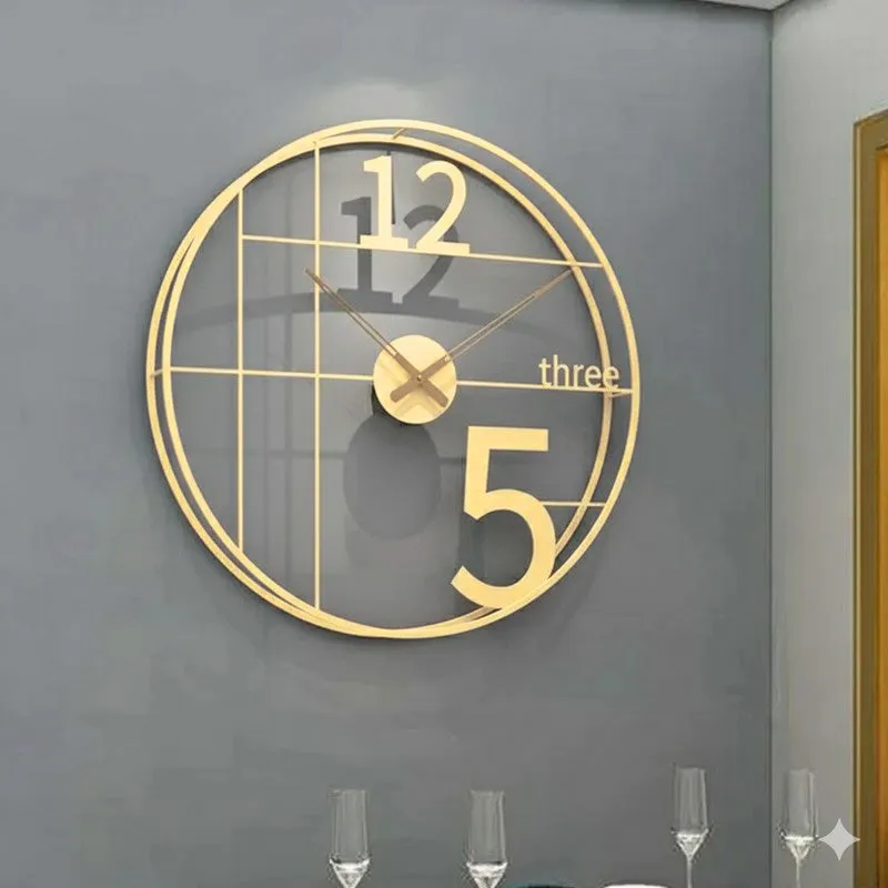 Krios Decorative Analog Wall Clock media 3