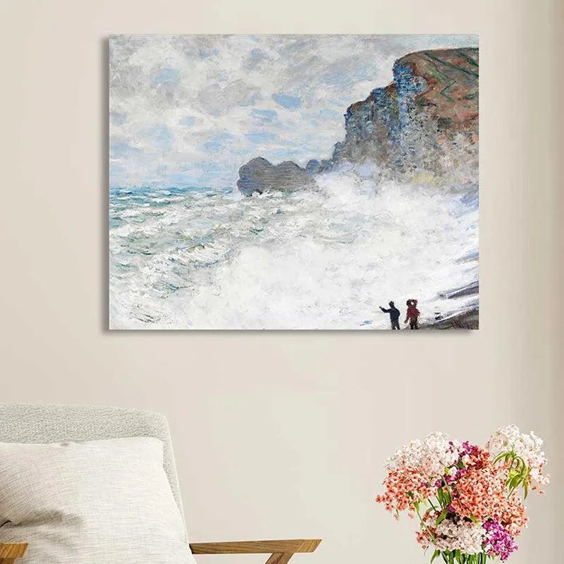Wave Lore Canvas Wall Painting media 2