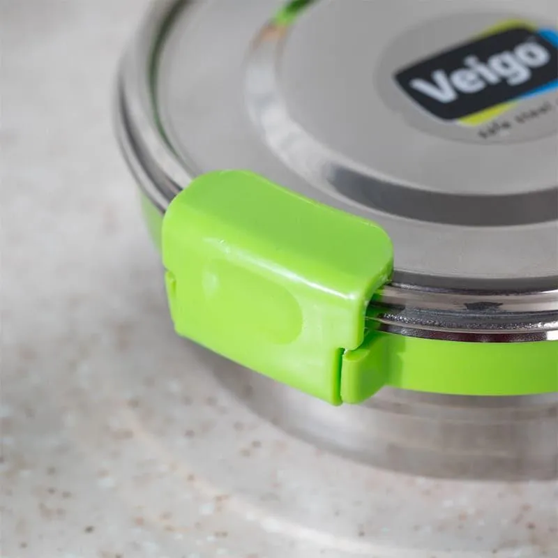 Clip Lock Lunch Box (275 mL) - Green media 7