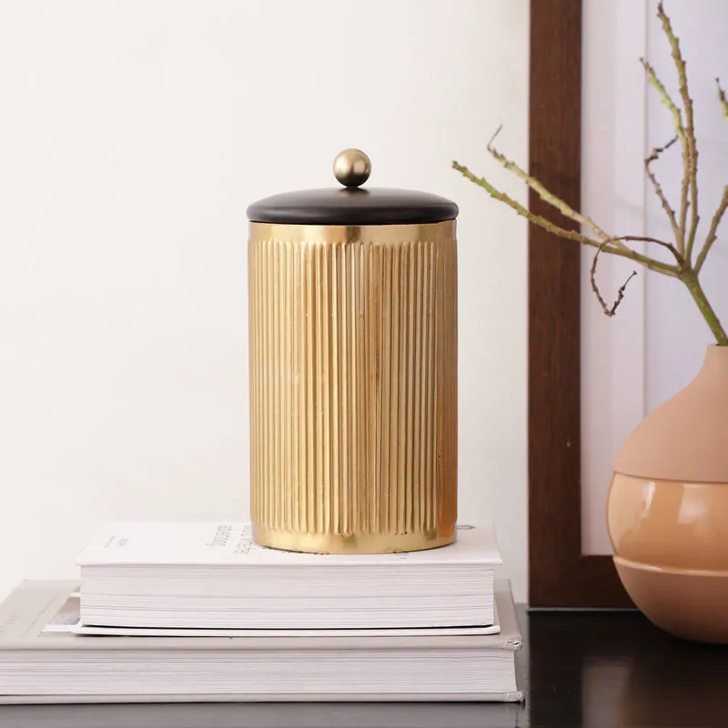 Mayoz Storage Container - Gold & Black media 1