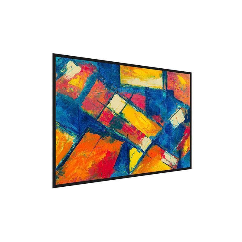 Abstract Illusions Canvas Wall Painting - Black Frame media 3