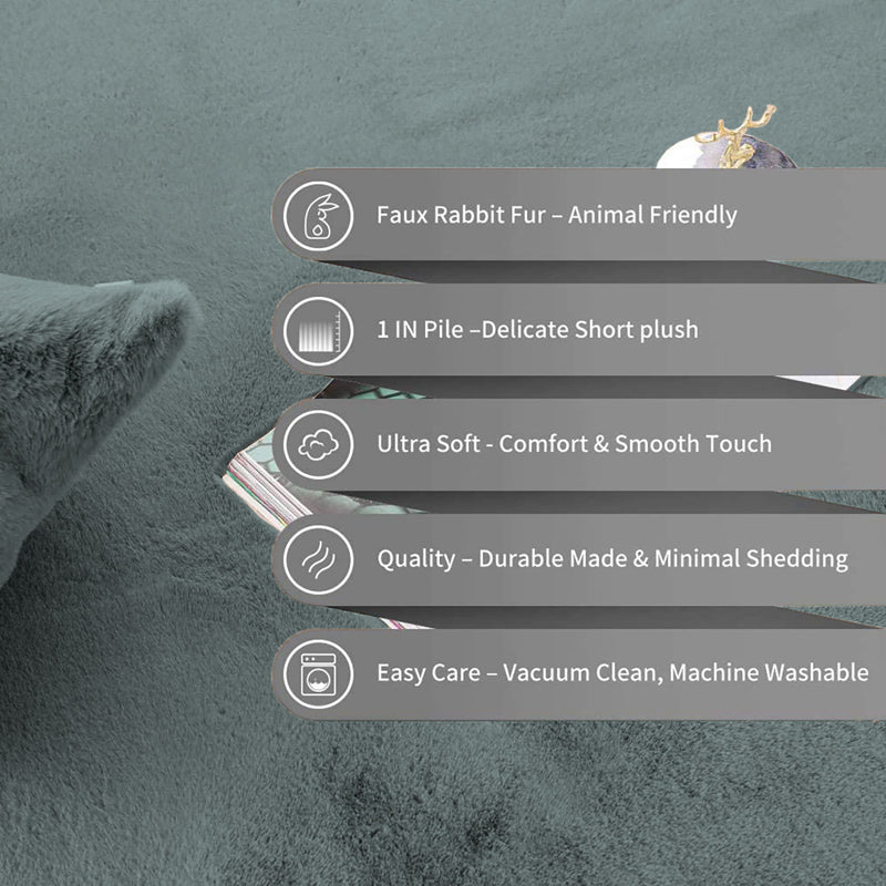 Floratex Anti-Skid Runner Rug - Grey media 5