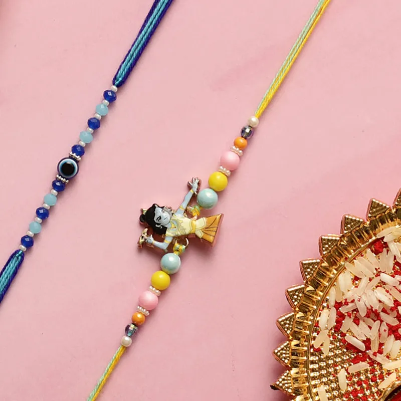 Unnikanna Rakhi with Roli Chawal - Three Piece Set media 3