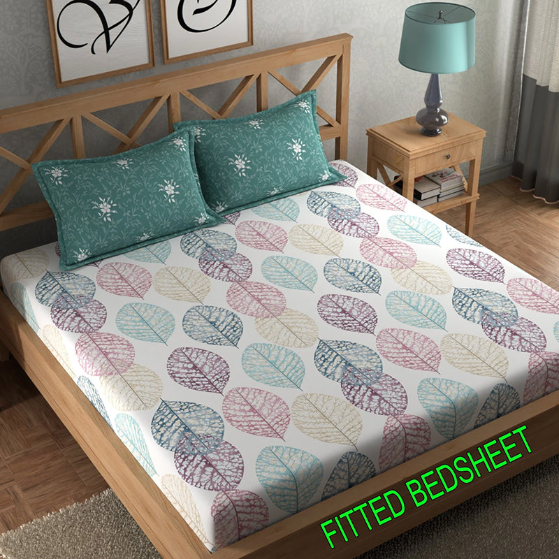 Joyce Fitted Microfiber Microfiber Bedsheet - 150 GSM media 5