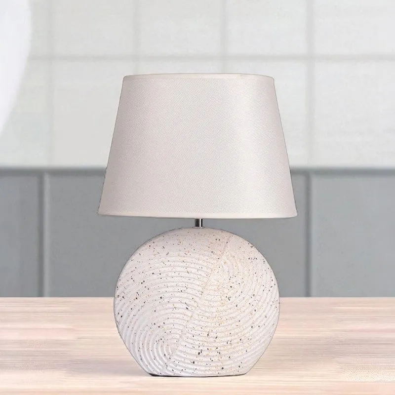 AarviDecor Gideon Accent Ceramic Table Lamp - White media 6
