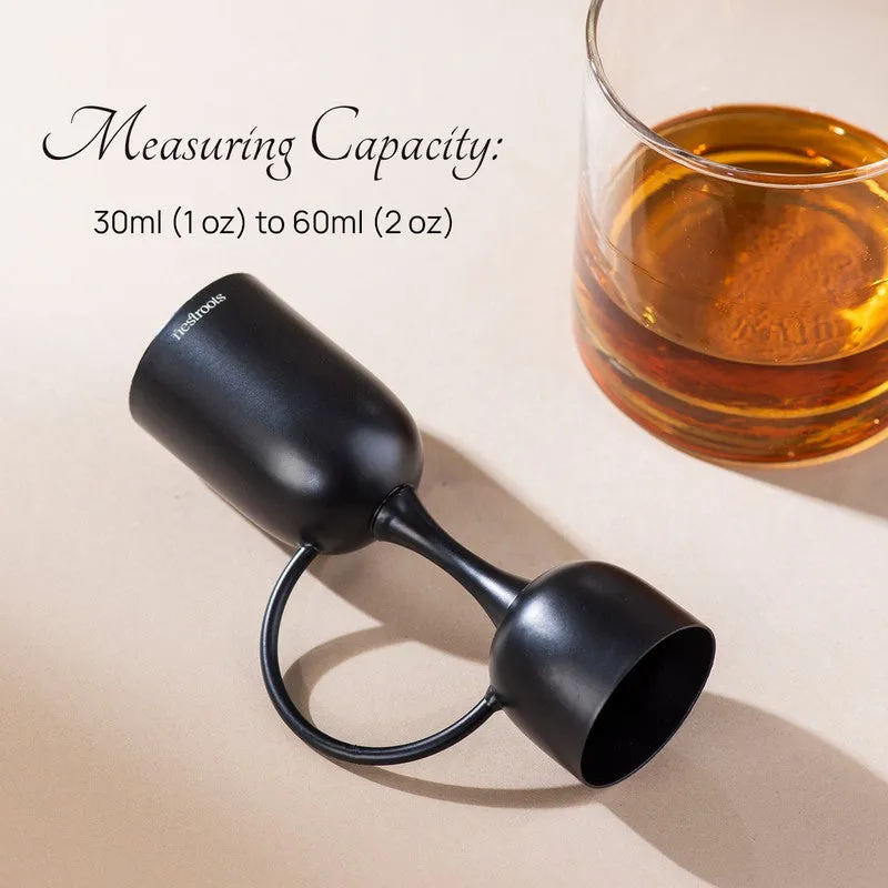 The Fine Measure Stainless Steel Jigger (Black) - 30 ML/60 ML media 3