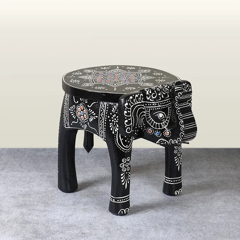 Regal Hastina II Mango Wood Stool media 1